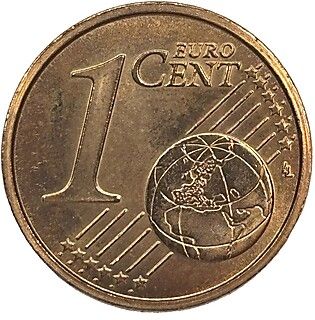 Picture 2 of the example of 1 Euro Cent - Benedict XVI