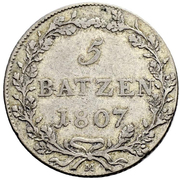 5 Batzen – reverse