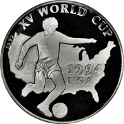 500 Afghanis (XV World Cup USA 1994) - reverse