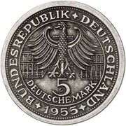 5 Deutsche Mark (Markgraf von Baden - Pattern) – obverse