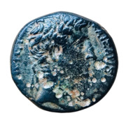 Æ21 - Augustus (ΑΡΧΙΕΡΑΤΙΚΟΝ ΑΝΤΙΟΧΕΙΣ ΘΚ; Antioch) – obverse