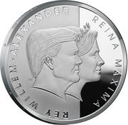 5 Florins - Willem-Alexander (Royal visit) – obverse