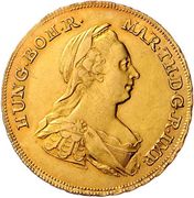 2 Souverains - Maria Theresa (Vienna type 2) – obverse