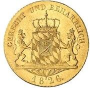 1 Ducat - Louis I – reverse