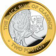 2 Pounds - Elizabeth II (The Black Bull of Clarence; Silver) – reverse