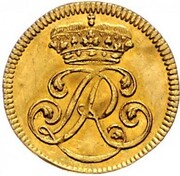 ½ Ducat - Louis Rudolph – obverse