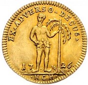 ½ Ducat - Louis Rudolph – reverse