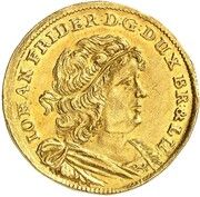 1 Ducat - John Frederick – obverse