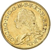 4 Goldgulden - George II – obverse