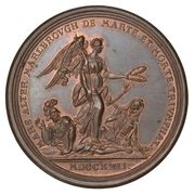 Medal - George I (Death of Duke of Marlborough) – reverse