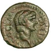 As - Nero (TI CLAVDIO OPTATO; Corinth) – obverse