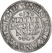 2 Skilling Dansk - Frederik II (Copenhagen mint) – reverse