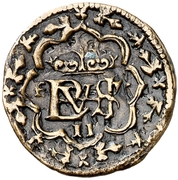 2 Maravedis - Philip IV - obverse