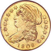 2½ Dollars "Capped Head - Quarter Eagle" – obverse