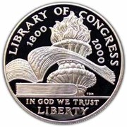 1 Dollar (Library of Congress) – obverse