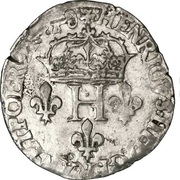 Double Sol Parisis - Henry III (Type 2) – obverse