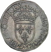 Sol Parisis - Charles IX – obverse