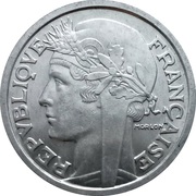 2 Francs – obverse