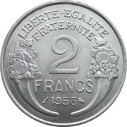 2 Francs – reverse