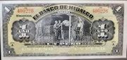 1 Peso (El Banco de Hidalgo) – obverse