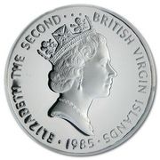 50 Cents - Elizabeth II (Dolphin Fish; Silver Proof) – obverse