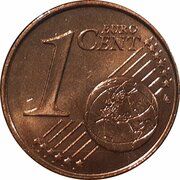 1 Euro Cent – reverse