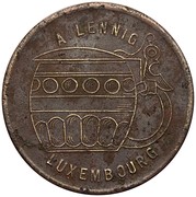 Token - Café Bourkel-Ley (Strassen) – reverse