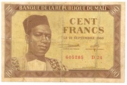 100 Francs – obverse