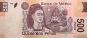 500 Pesos – reverse