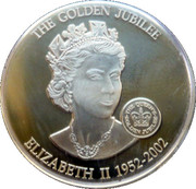 1 Dollar - Elizabeth II (Queen Elizabeth II 1952-2002) - reverse