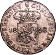 Silver Ducat - Batavian Republic (Utrecht) – reverse