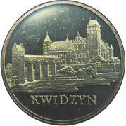 2 Zlotys (Kwidzyn) – reverse