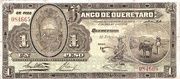 1 Peso (El Banco de Queretaro) – obverse