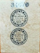 ½ Anna (WWII Cash Coupon) – reverse