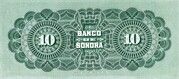 10 Pesos (El Banco de Sonora) – reverse