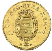 1 Ducat - Frederick I – reverse