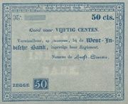 50 Centen (West-Indische Bank) – obverse