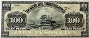 100 Pesos (El Banco de Tamaulipas) 1914 – obverse