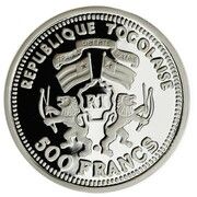 500 Francs CFA (Apollo 11; Astronauts) - obverse