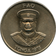 20 Seniti - Taufa'ahau Tupou IV (FAO) – obverse