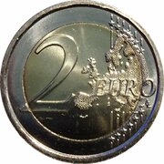 2 Euros - Benedictus XVI (26th World Youth Day) – reverse