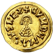 Tremissis - Gundemaro (Toleto) – obverse