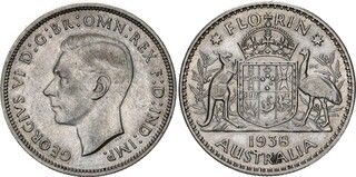 Picture 1 of a sold 1 Florin - George VI