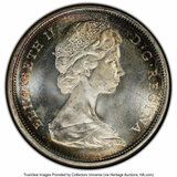 Picture 1 of a sold 50 Cents - Elizabeth II (2nd portrait, silver)