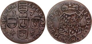 Picture 1 of a sold Liard - John Theodore of Bavaria (1st period, date reverse)